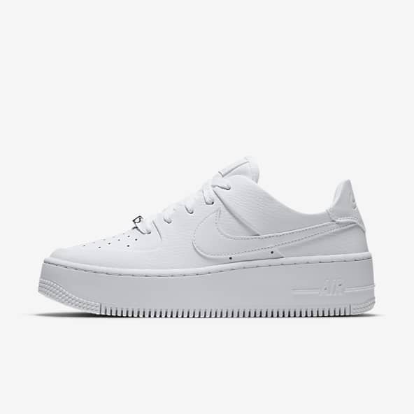 Nike white sneakers for girls online